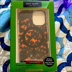 Kate Spade Tortoise Shell iPhone 16 Case
